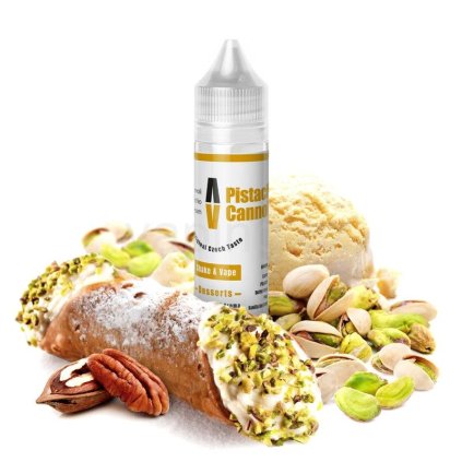15197 aroma adams vape pistachio cannoli vanilkovo jahodove mleko 60 10ml