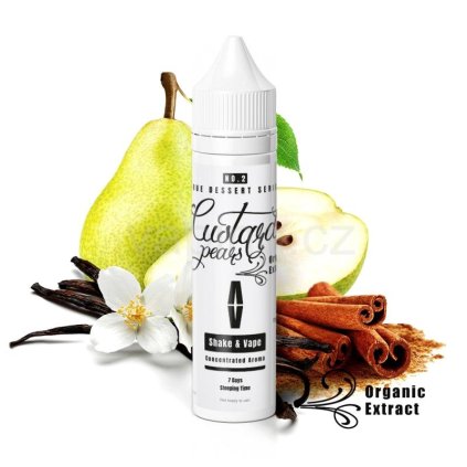 15857 aroma adams vape custard pears pecene hrusky s pudinkem 60 10ml