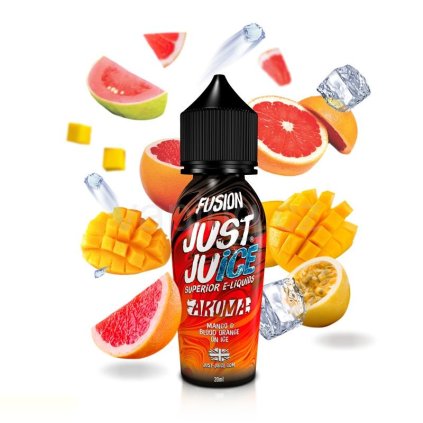 16334 just juice fusion mango blood orange on ice ledove mango cerveny pomeranc 20ml