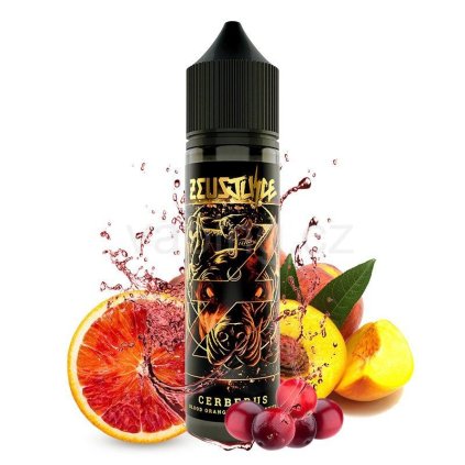 16502 zeus juice aroma cerberus pomeranc broskev a brusinky 10 60ml