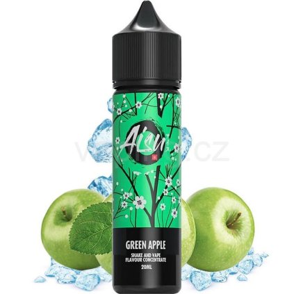 16859 zap juice aroma aisu green apple chladive jablko 10ml