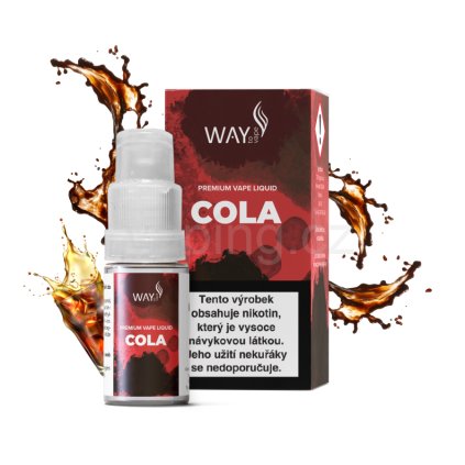 Way to Vape e-liquid COLA (cola nápoj) 10ml (Obsah nikotinu 18mg)