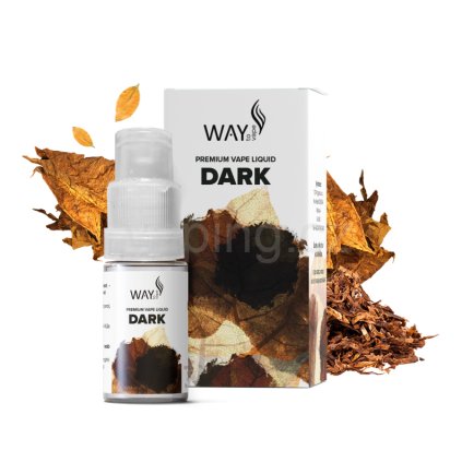 Way to Vape e-liquid DARK WAY (tabák s ořechy) 10ml (Obsah nikotinu 18mg)