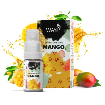 Way to Vape e-liquid MANGO (tropické mango) 10ml (Obsah nikotinu 18mg)
