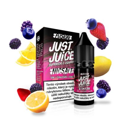 Just Juice Salt - BERRY BURST & LEMONADE 10ml (lesní směs) (Obsah nikotinu 20mg)