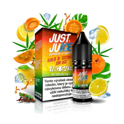 Just Juice Salt - LULO & CITRUS ON ICE 10ml (chladivé tropické lulo a citrón) (Obsah nikotinu 11mg)