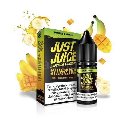 Just Juice Salt - BANANA & MANGO (banán & mango) (Obsah nikotinu 11mg)