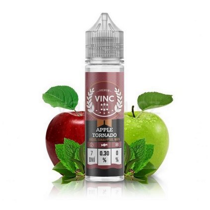 17420 vinc aroma apple tornado jablka mata a eukalypt 60 12ml