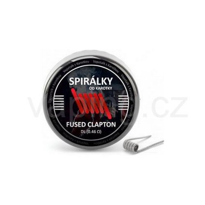18344 spiralky od karotky dl fused clapton 10ks 0 46ohm