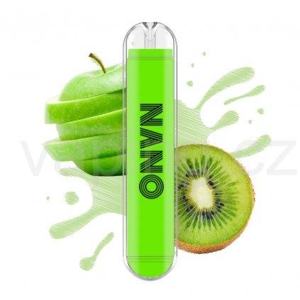 20642 lio nano ii jednorazova e cigareta apple kiwi jablko a kiwi 16mg