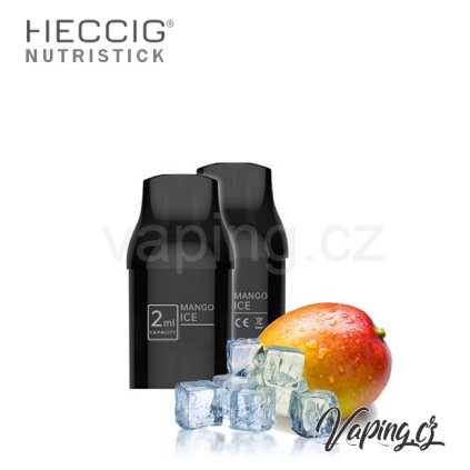 20918 heccig nutristick dv2 2x cartridge mango ice ledove mango 15mg
