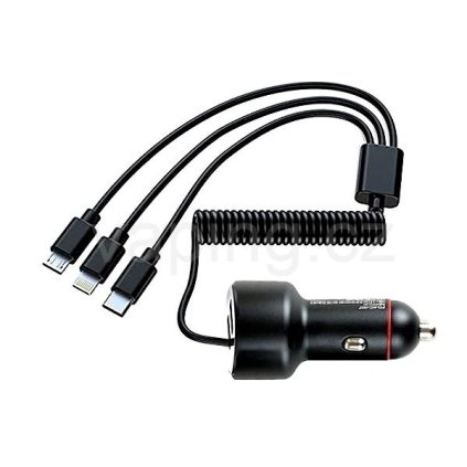 21440 gvg pro fdkc007 nabijecka do auta 3v1 cerna 12v 3 1a