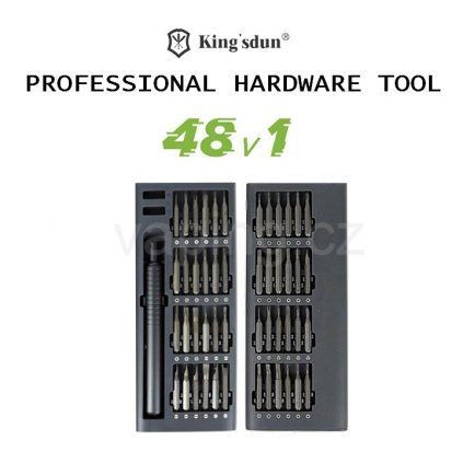 22048 precision screwdriwer set 48 bitu se sroubovakem 6048