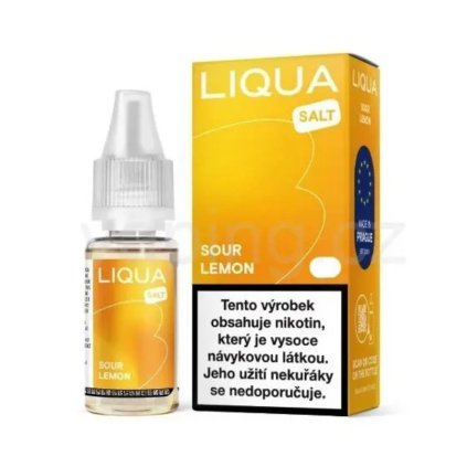 liqua salt sour lemon vaping cz