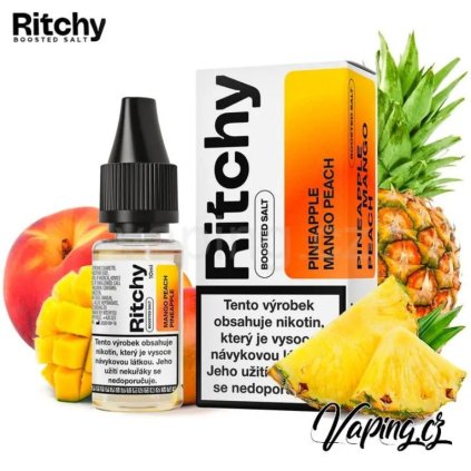 Ritchy salt pineapple mango peach vaping cz