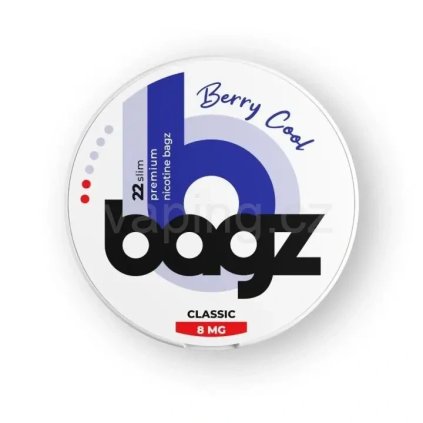 BAGZ berry cool vaping cz