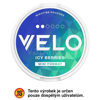 Velo icy berries mini vaping cz