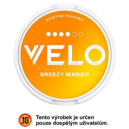 Velo breezy mango vaping cz