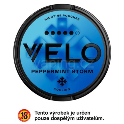velo peppermint storm vaping cz