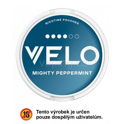 velo mighty peppermint vaping cz