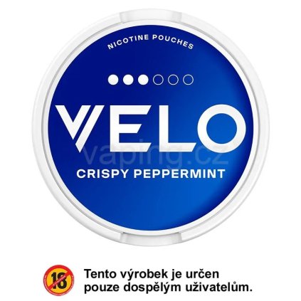 velo crispy peppermint vaping cz