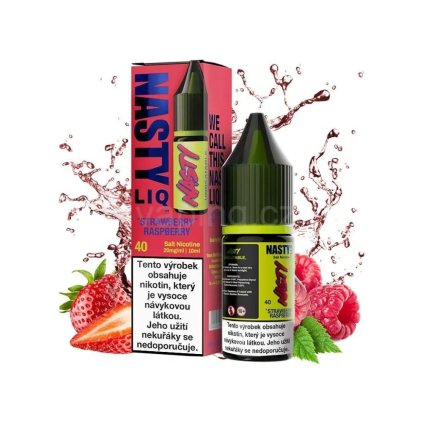 nasty liq salt strawberry raspberry vaping cz