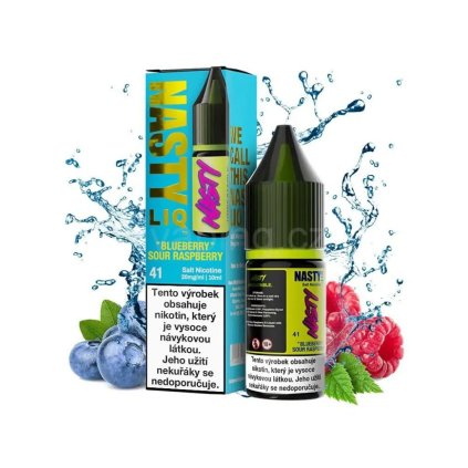 nasty liq salt blueberry sour raspberry vaping cz