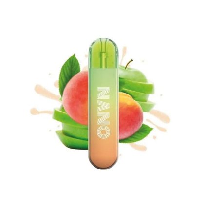 lio nano pro apple peach jednorazova e cigareta min