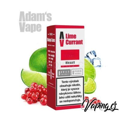 adams vape lime currant salt vaping cz