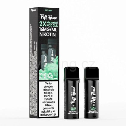 puff house 2x pod cool mint vaping cz