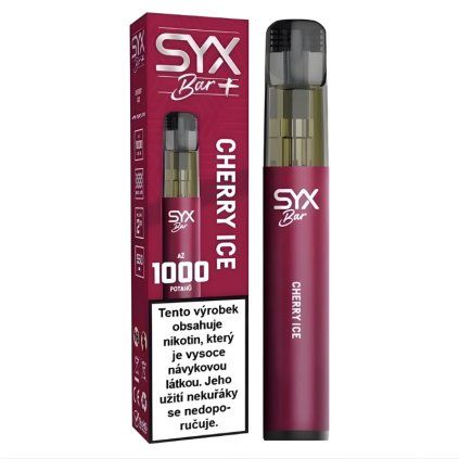 syx bar Cherry ice vaping cz