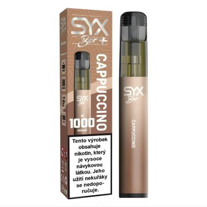 syx bar cappuccino vaping cz