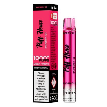 puffhouse 1000 raspberry ice vaping cz