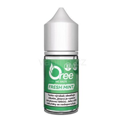 oree salt fresh mint vaping cz