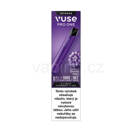 vuse pro one purple grape mint vaping cz