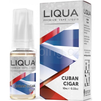 LIQUA Elements Cuban Tobacco 10ml (Kubánský doutník) (Obsah nikotinu 18mg)