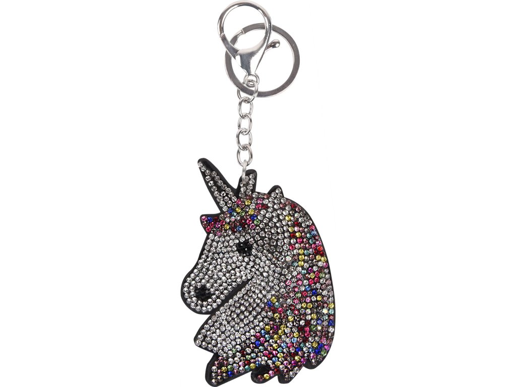Unicorn pendants Waldhausen, silver/colored