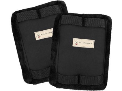 Buckle guard for short girths Soft Waldhausen, pair, black