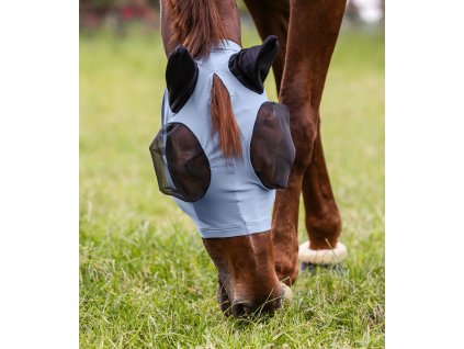 Fly Mask Puck Waldhausen, pastel blue