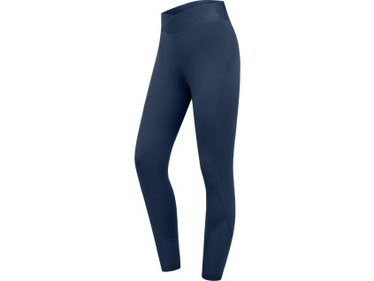 Riding leggings Pia ELT, with grip, higher waist, denim blue