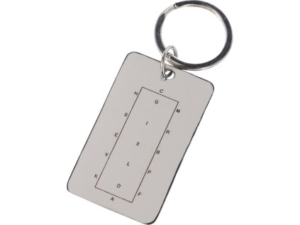 Key chain Dressage Arena QHP, silver
