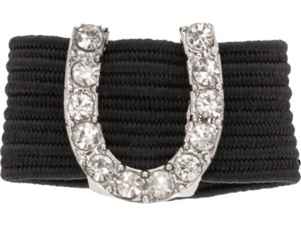 Whip jewelry QHP, horse shoe, silver