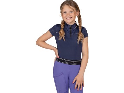 Sport shirt Nyomi QHP, junior, navy