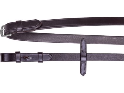 Reins leather reins Waldhausen, 140 cm, brown