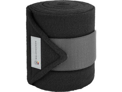 Bandages Fleece Basic Waldhausen, set of 4, black