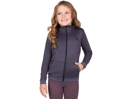 Sweat jacket Fayen QHP, kids, ash