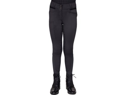 Breeches Fayen QHP, full grip, kids, ash