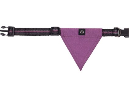 Dog collar with bandana QHP, gemstone