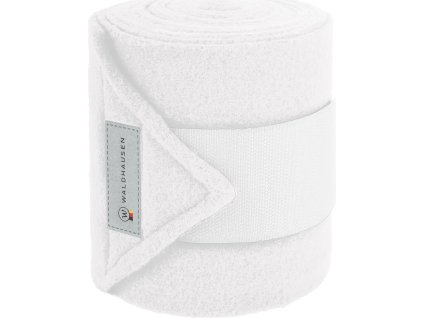 Bandages Fleece Basic Waldhausen, set of 4, 3 m, white