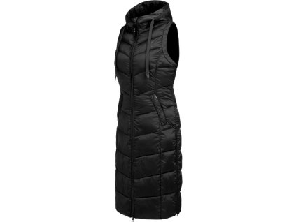 Ostende Lightweight Long Gilet - black
